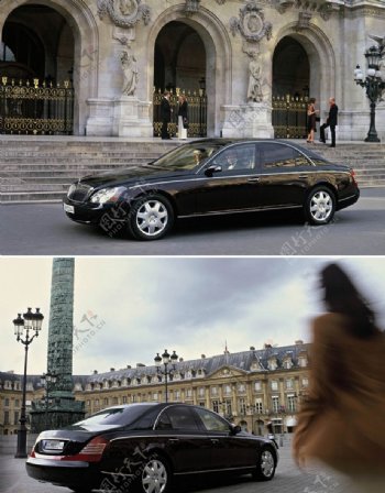 迈巴赫现代名车全景图片