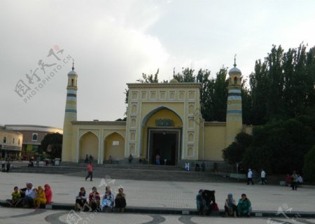 喀什艾提尕尔清真寺图片