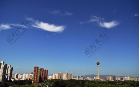 北京电视塔图片