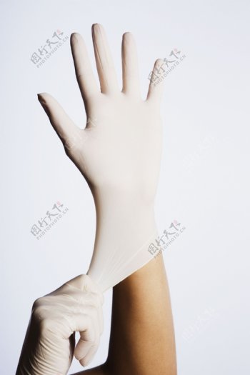 手术手套白色手套图片