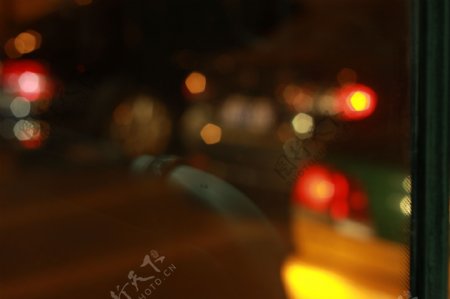 夜景车窗图片