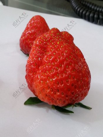 红草莓图片