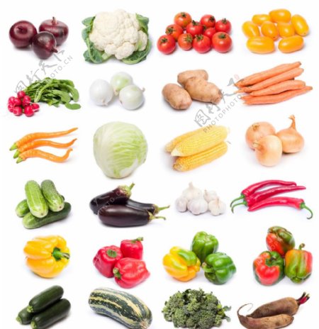 新鲜蔬菜高清图片