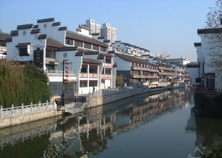 南京夫子庙秦淮河风光图片