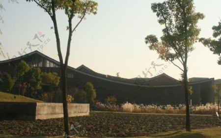 中国美术学院美丽的秋天景色图片