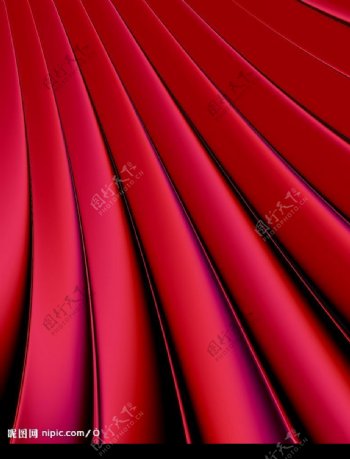 红色帷幕布料素材图片