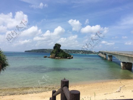 冲绳海岛桥图片