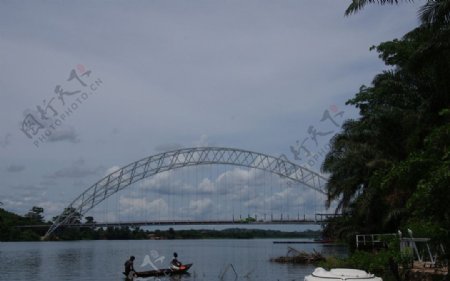 加纳沃尔特河边景色图片