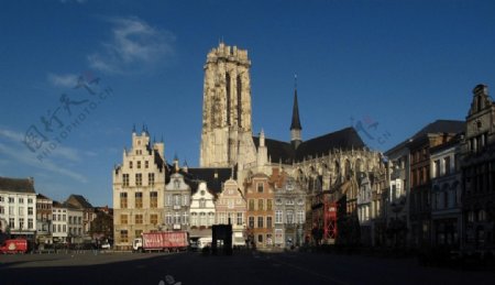 比利时梅赫伦街景图片
