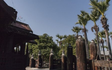 柚木寺院图片