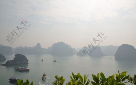 越南下龙湾迷人风景图片