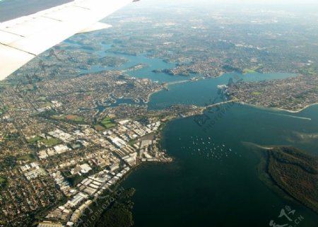 鸟瞰雪梨图片