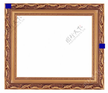 木质画框边框镜框金色图片