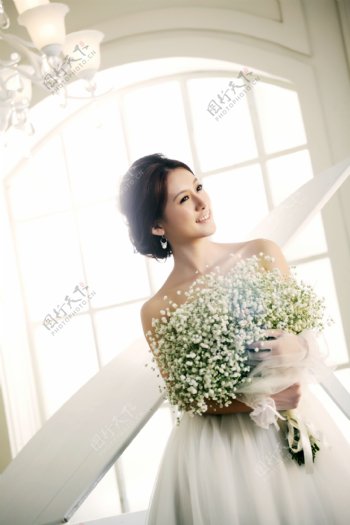 婚纱摄影韩式婚纱照图片
