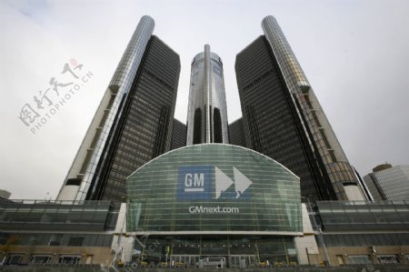底特律通用汽车总部大厦图片