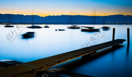 瑞士日内瓦的莱蒙湖图片