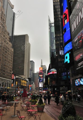 纽约时代广场街景图片