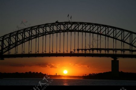 黄昏悉尼大桥图片