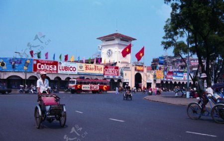 越南西贡殖民地建筑图片