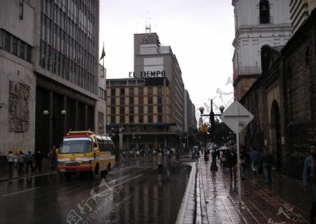 哥伦比亚波哥大街景图片