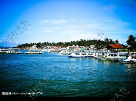 長灘島螃蟹船图片