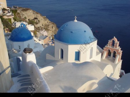 希腊圣托里尼岛图片