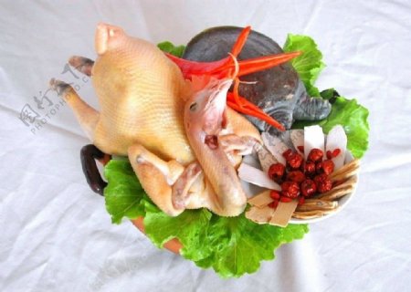 鸡白切鸡炖鸡火锅料饮食餐饮食物中餐美食图片