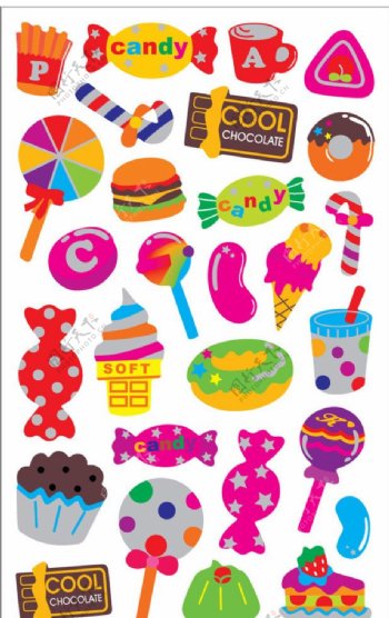 儿童食品用品系列图片