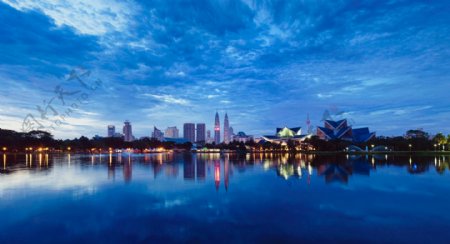 新加坡双子塔图片