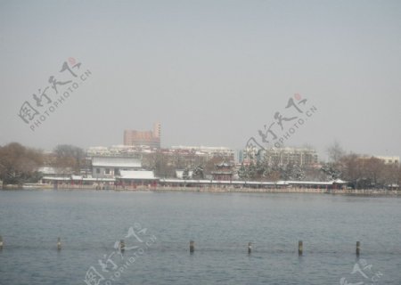 大明湖风景图图片