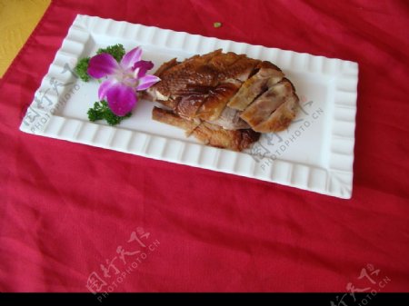黄山风味烤鸭图片
