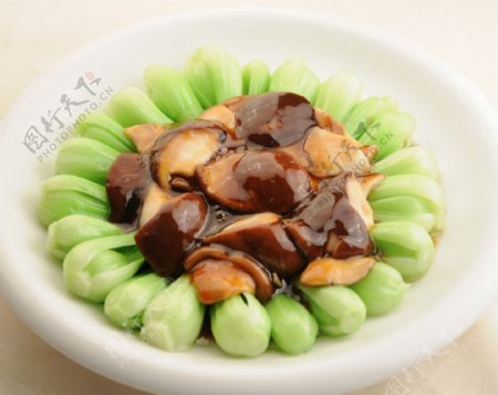 香菇青菜图片