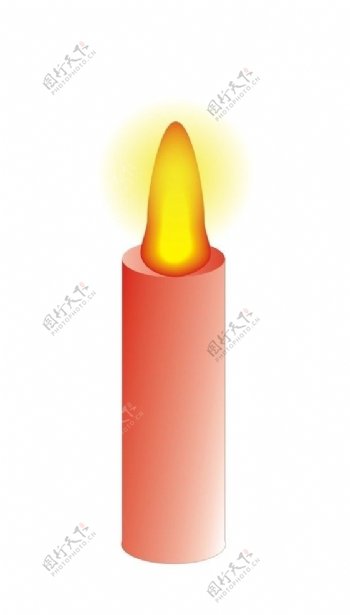 蜡烛矢量图图片