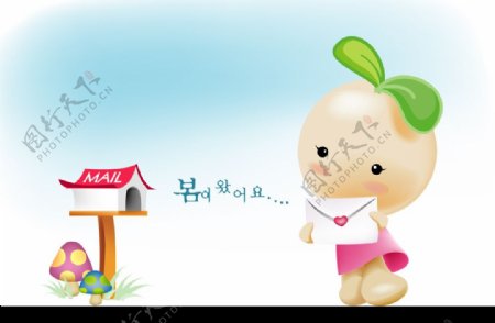韩国豆豆娃娃图片