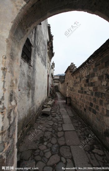 宏村徽州古建筑图片