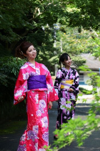 高清日本和服少女图片