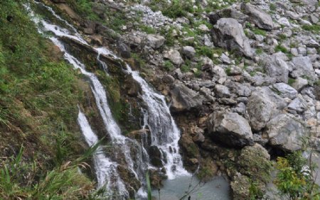 台湾太鲁阁小瀑布图片