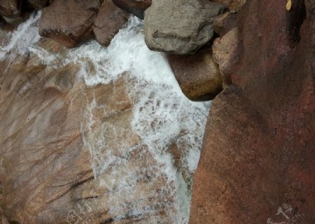 石头流水图片