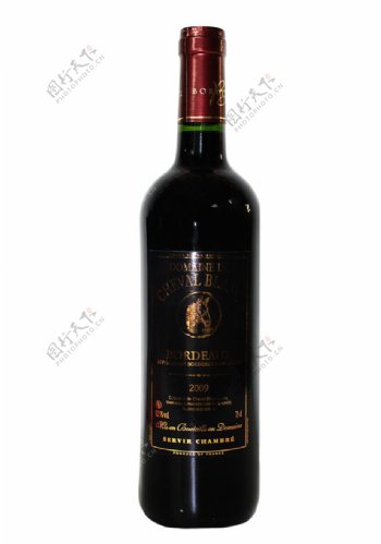 白马黑标干红葡萄酒图片