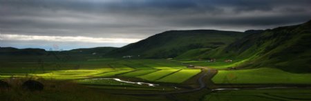 冰岛旷野图片