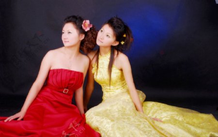 中国美女姐妹花姐妹写真图片