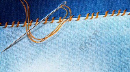 针线缝纫背景素材图片