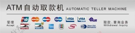 中国银行ATM机银联标识银联图片