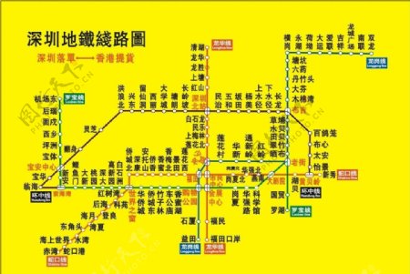 深圳地铁路线图图片