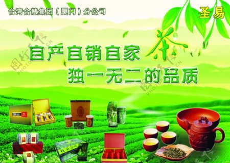 茶业广告图片