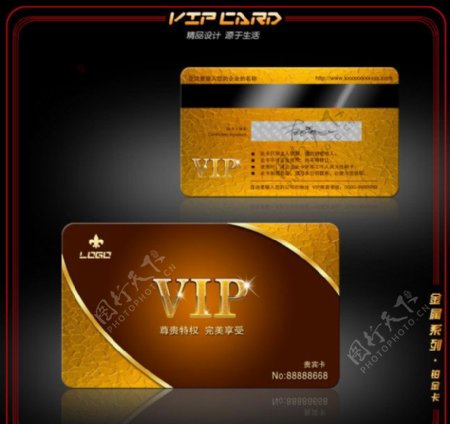 VIP金卡模板图片