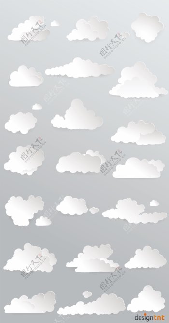 云彩矢量素材图片