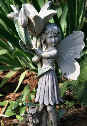 欧式天使雕塑