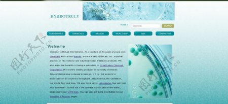 净化纯净水制药网站模版首页