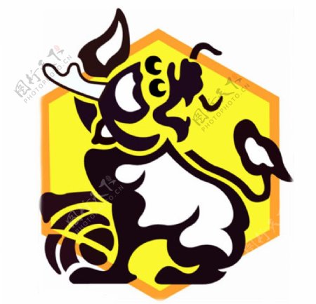 麒麟篮球队logo